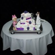 strikingly beautiful Wedding Cake Baptism