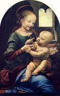 Madonna with a child image