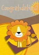 Congratulations Happy Birthday card drawing