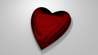 burgundy romantic heart