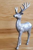 Reindeer, silver christmas decoration