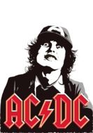 AC/DC musician drawing