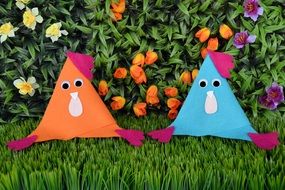 decorative chickens for garden