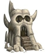 terrifying Greyskull Castle, illustration