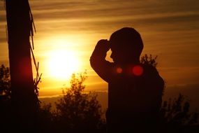 pacification at sunset