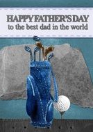 card for the best father in the world