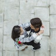 young couple of lovers
