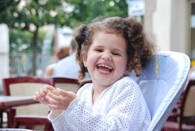 laughing young happy girl