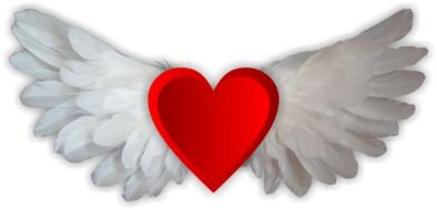 Love Wings Heart drawing