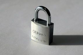 metal padlock by abus