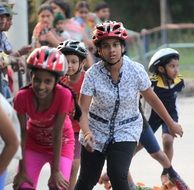 group roller skating