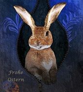 Easter greeeting card clipart