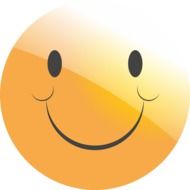 graphic image of a smiley with a wide smile