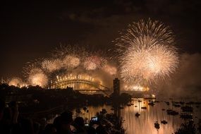 photo of New Year fireworks in Sydney