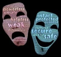 masks of danger and safety