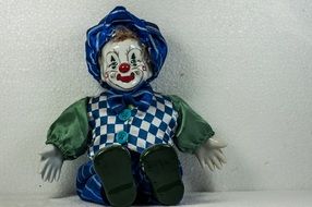 ceramic clown doll