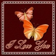 Love greeting card clipart