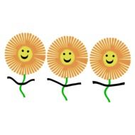 Happy Sunflowers drawing