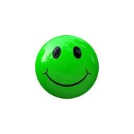 green cheerful smiley