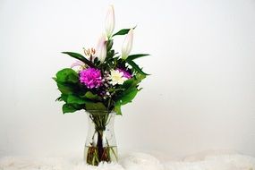 flowers in a vase for the holiday