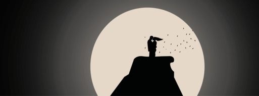 Romantic Moon drawing