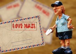 Post Mailwoman Letters