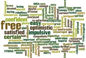 words about freedom and optimism