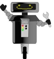 Happy Hello Robot drawing