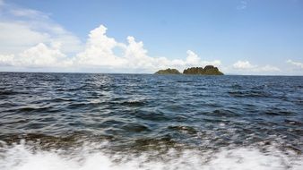 Blue sea on a phi phi Island