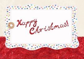 Christmas Happy Card drawing