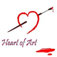 heart of art drawing