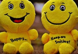 two funny soft emoticons