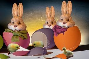 Easter Bunny Eggs drawing