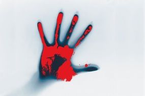 Hand Blood drawing