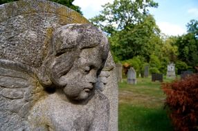 Cemetery Mourning Angel