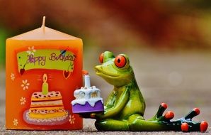 little frog for birthday