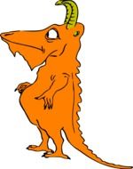 Dragon Gold Funny drawing
