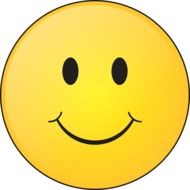 Yellow Smiley as a drawing
