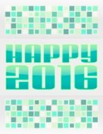 digital card happy 2016