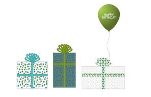 graphic image of birthday gifts