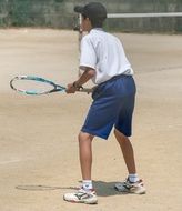 Japan youth playing Tennis lifestyle