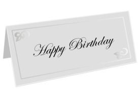 happy birthday card on a white background