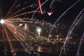 nice New Year Fireworks