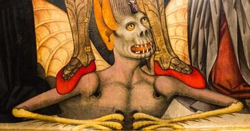 demon as a symbol of halloween
