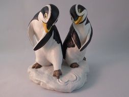 Figure of the penguins in Love