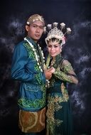 Couple Wedding Traditional Love