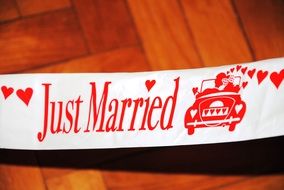 Just Married poster drawing
