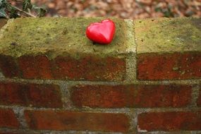 ceramic Heart on Wall