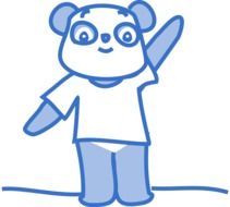 Panda Bear Cute drawing