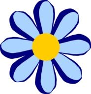 Blue Flower drawing
